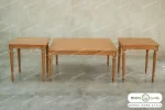 میز جلو مبلی و عسلی لویی طرح گل باروس01 (1)