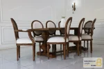 میز ناهارخوری دکورا با صندلی لویی خرید مبل باروس 4