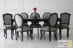 میز ناهارخوری روتی با صندلی لویی و فرانسه خرید مبل باروس 5