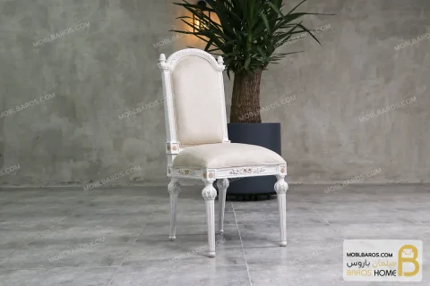 میز ناهارخوری و غذاخوری نئوکلاسیک چوبی جدید کاجی خرید مبل باروس 11 9
