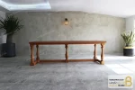 میز ناهارخوری چوبی و نئوکلاسیک ۱۰ نفره راشل خرید مبل باروس 10