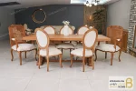 میز ناهارخوری کلاسیک جدید دکورا و لویی خرید مبل باروس 11 7