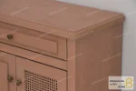 میز کنسول چوبی و کلاسیک مدل راشل حصیری خرید کنسول باروس 45 (4)