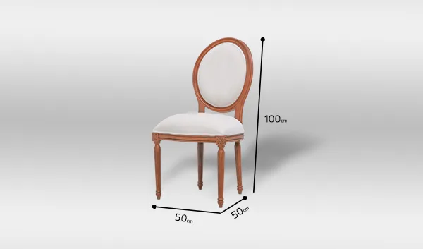راهنمای اندازه صندلی لویی