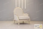 ست مبلمان کلاسیک ترکیبی مدل راشل پلاس و چستر کد ۵ خرید مبل باروس 11 14