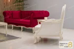 ست مبلمان کلاسیک ترکیبی مدل راشل پلاس و چستر کد ۵ خرید مبل باروس 11 3