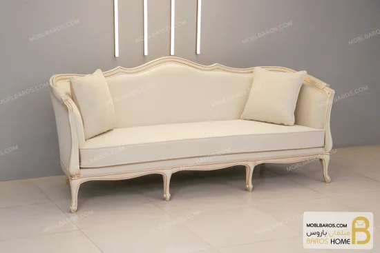 ست مبلمان کلاسیک ترکیبی مدل راشل پلاس و چستر کد ۵ خرید مبل باروس 11 5