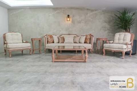 ست مبلمان کلاسیک لورنزو و کاناپه روتی خرید مبل باروس 11 9
