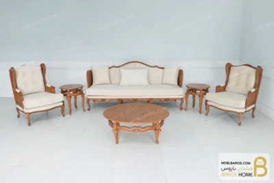 ست مبلمان کلاسیک و راحتی جورجیا چستر و کینگ خرید مبل باروس 11 18