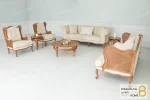 ست مبلمان کلاسیک و راحتی جورجیا چستر و کینگ خرید مبل باروس 11 2