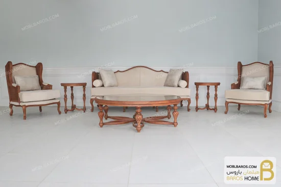 ست مبلمان کلاسیک و راحتی جورجیا چستر و کینگ خرید مبل باروس 56 (7)