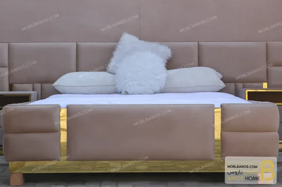 سرویس خواب دو نفره مدرن جدید دنیز خرید مبل باروس 11 5