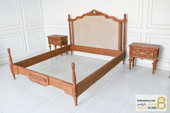سرویس خواب کلاسیک منبتی سوفیا کد ۲ خرید تخت باروس 77 (4)