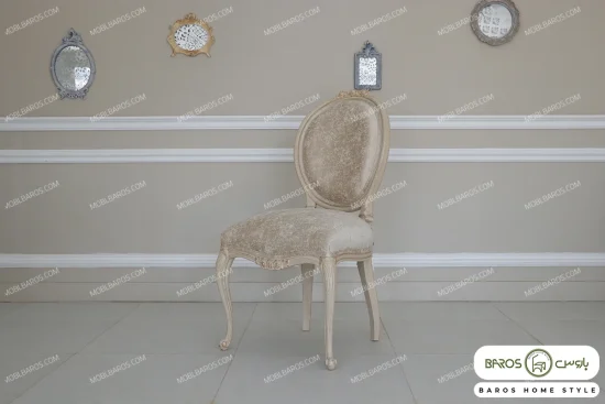 صندلی چوبی منبتی لورنزو خرید مبل باروس 43548 (4)