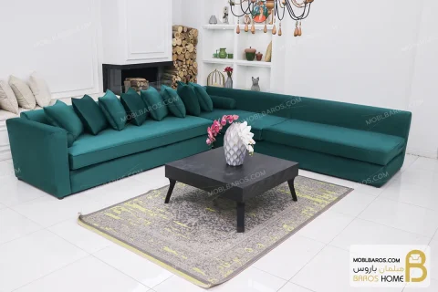 مبل ال راحتی و مدرن صبا با ابعاد سفارشی خرید مبل باروس 11 3
