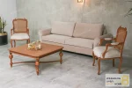 مبل راحتی و جدید ۵ نفره گیسو و صندلی فرانسوی خرید مبل باروس 11 1