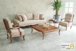 مبلمان کلاسیک ترکیب ژینو و تک فرانسوی 6