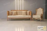 مبلمان کلاسیک و سلطنتی ۱۰ نفره کینگ و کویین خرید مبل باروس 11 18