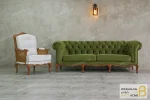 مبلمان ۵ نفره ترکیبی کلاسیک و راحتی جورجیا و فرانسوی خرید مبل باروس 11 6