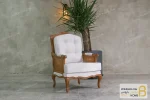 مبلمان ۵ نفره ترکیبی کلاسیک و راحتی جورجیا و فرانسوی خرید مبل باروس 11 9