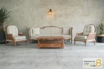 مبلمان ۵ نفره کلاسیک روتی با تک نفره روما خرید مبل باروس 11 7
