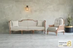 مبلمان ۵ نفره کلاسیک روتی با تک نفره روما خرید مبل باروس 11 8