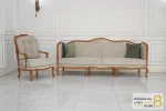 مبلمان ۸ نفره کلاسیک گندم و مبل جورجیا چستر خرید مبل باروس 11 1