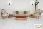 مبلمان ۸ نفره کلاسیک گندم و مبل جورجیا چستر خرید مبل باروس 11 3