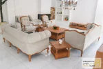 مبلمان ۸ نفره کلاسیک گندم و مبل جورجیا چستر خرید مبل باروس 11 5