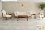 مبلمان ۸ نفره کلاسیک گندم و مبل جورجیا چستر خرید مبل باروس 1120 (4)