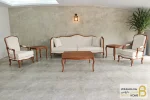 مبلمان ۸ نفره کلاسیک گندم و مبل جورجیا چستر خرید مبل باروس 1120 (5)