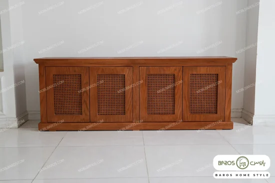 میز تلویزیون حصیری و چوبی مدل مهسا کد ۲ بارووس 5 (1)