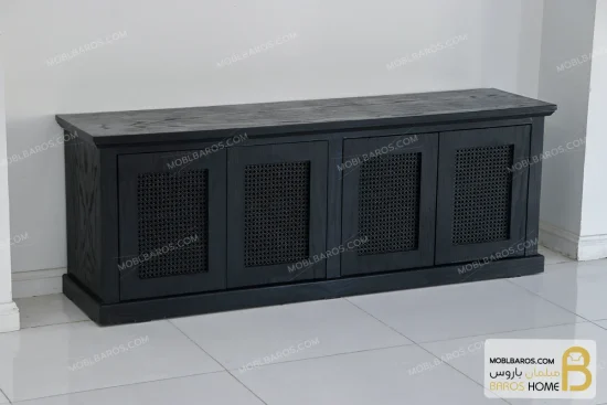 میز تلویزیون حصیری و چوبی مدل مهسا کد ۲ خرید مبل باروس 11 3