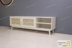 میز تلویزیون چوبی حصیری جدید تارا خرید مبل باروس 11 2