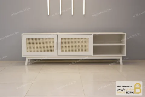 میز تلویزیون چوبی حصیری جدید تارا خرید مبل باروس 11 3