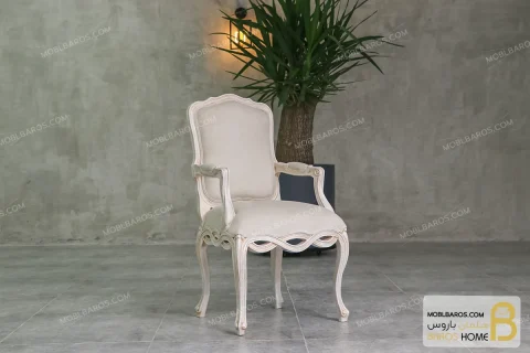 میز ناهارخوری کلاسیک مدل دکورا با صندلی ابزاری پاسنگ خرید مبل باروس 11 6