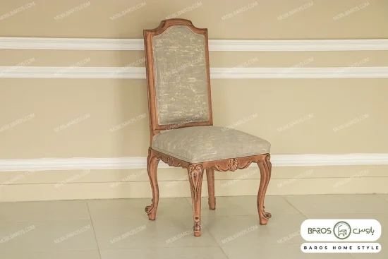 میز ناهارخوری کلاسیک منبتی رومینا با صندلی کینگ کد ۳ خرید باروس 56 (1)