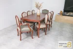 میز ناهارخوری کلاسیک و چوبی مدل ابزاری فرانسوی کد ۴ خرید مبل باروس 11 2