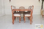 میز ناهارخوری کلاسیک و چوبی مدل ابزاری فرانسوی کد ۴ خرید مبل باروس 147 (3)