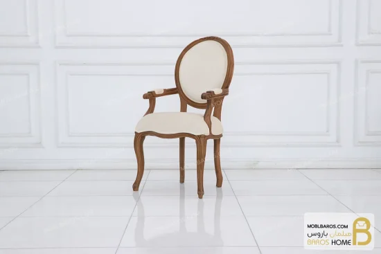 میز ناهارخوری کلاسیک چوبی لویی کد ۲ خرید مبل باروس 112 1