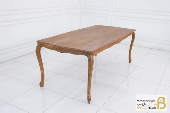 میز ناهارخوری کلاسیک چوبی لویی کد ۲ خرید مبل باروس 112 6