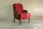 نیم ست مبلمان نئوکلاسیک گندم و مبل تک نفره فرانسوی خرید مبل باروس 11 5