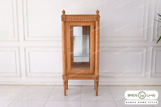 بوفه و ویترین چوبی کلاسیک مدل ۱۴۰۲ کاجی باروس12 (2)