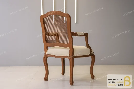 مبل تک نفره پشن حصیری کلاسیک راشل فرانسوی خرید مبل باروس 11 19