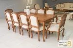 میز ناهار خوری کلاسیک راشل فرانسوی خرید مبل باروس 11 23