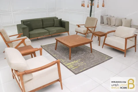 ست مبلمان کلاسیک و نئوکلاسیک جدید دیمان خرید مبل باروس 11 1
