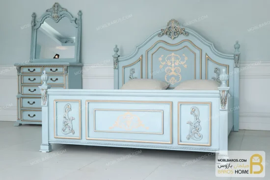 سرویس خواب دو نفره جدید شاه کار خرید مبل باروس 11 7
