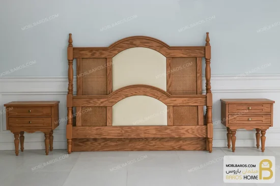 سرویس خواب دو نفره چوبی جدید آویسا خرید مبل باروس 11 2