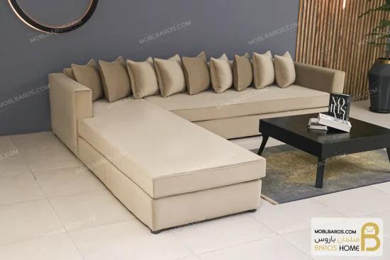 مبل ال راحتی جدید و شیک صبا کد ۴ خرید مبل باروس 112 4