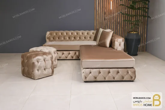 مبل ال راحتی و چستر صبا خرید مبل باروس 11 2